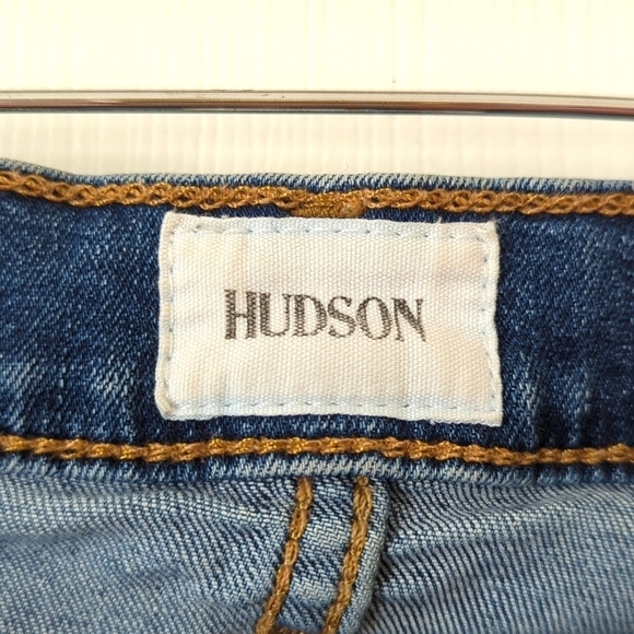 Hudson Krista Classic Medium Wash Mid Rise Ankle Length Super Skinny Jeans 27 - Picture 9 of 16